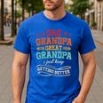 Vintage Great Grandpa For Fathers Day Dad Papa Grandpa Men's Casual T-Shirt Royal Blue Vintage Great Grandpa For Fathers Day Dad Papa Grandpa Men's Casual T-Shirt Royal Blue