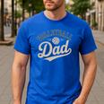 Volleyball Dad Men's Casual T-Shirt Royal Blue