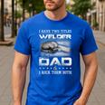 Welder Dad Quote Father Welding Humor Daddy Men's Casual T-Shirt Royal Blue