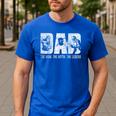 Welder Welding Dad Man Myth Legend Father Small Men's Casual T-Shirt Royal Blue