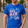 Winter Onederland 1st Birthday Theme Dad Of Birthday Girl Men's Casual T-Shirt Royal Blue Winter Onederland 1st Birthday Theme Dad Of Birthday Girl Men's Casual T-Shirt Royal Blue