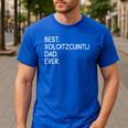 Xolos Xoloitzcuintle Best Xoloitzcuintli Dad Ever Xolo Dog Men's Casual T-Shirt Royal Blue