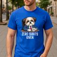 Zero Shihts Given Shih Tzu Dad Shih Tzu Mom Shih Tzu Men's Casual T-Shirt Royal Blue