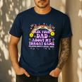 Ask Your Dad My Throat Game Embarrassing Adult Humor Men's Casual T-Shirt Navy