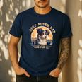Aussie DAD Australian Shepherd Men's Casual T-Shirt Navy