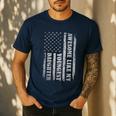 Awesome Like My Youngest Daughter Men For Dad Men's Casual T-Shirt Navy