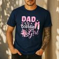 Ballerina Bday Dance Dad Of The Birthday Girl Ballet Dancer Men's Casual T-Shirt Navy