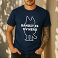 Bandit Is My Hero Kid's Show Dad Dog Men's Casual T-Shirt Navy