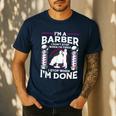 Barber s For Men Dad Hairstyling Humor Quote Small Men's Casual T-Shirt Navy Barber s For Men Dad Hairstyling Humor Quote Small Men's Casual T-Shirt Navy