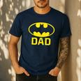 Batman Bat Dad Men's Casual T-Shirt Navy