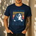 Beagle For Men Women Beagle Dog Mom Dad Beagle Men's Casual T-Shirt Navy
