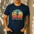 Best Dad By Par Disc Golf Father's Day Men's Casual T-Shirt Navy Best Dad By Par Disc Golf Father's Day Men's Casual T-Shirt Navy
