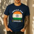 Best Indian Dad Ever Father's Day India Flag Pride Men's Casual T-Shirt Navy Best Indian Dad Ever Father's Day India Flag Pride Men's Casual T-Shirt Navy