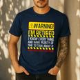 Best Retirement Novelty For Men Women Dad Grandpa Retirement Men's Casual T-Shirt Navy