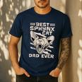 Best Sphynx Cat Dad Ever Apparel For Animal Lover Men Women Men's Casual T-Shirt Navy