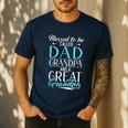 Blessed To Be Called Dad Grandpa And a Great Grandpa Men's Casual T-Shirt Navy