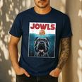 Cane Corso Jowls Top Drool Burger Dog Mom Dog Dad Men's Casual T-Shirt Navy