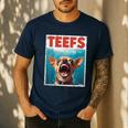 Chihuahua Teefs Top Teeth Chi Jowls Paws Dog Mom Dad Men's Casual T-Shirt Navy Chihuahua Teefs Top Teeth Chi Jowls Paws Dog Mom Dad Men's Casual T-Shirt Navy