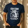 Choctaw Tribe For a Proud Choctaw Dad Men's Casual T-Shirt Navy