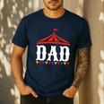 Circus Dad Of The Birthday Boy & Girl Carnival Family Outfit Men's Casual T-Shirt Navy Circus Dad Of The Birthday Boy & Girl Carnival Family Outfit Men's Casual T-Shirt Navy