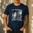 Cool Alpha Wolf Meme Don't Worry Kitten Daddy's Here Men's Casual T-Shirt Navy