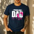 Cool Parent Apparel Proud New Dad It's A Girl Classic Fit Short Sleeve Crew Neck T-Shirt Small Men's Casual T-Shirt Navy