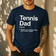 Cool Tennis Novelty For Men Dad Tennis Lover Tennis Player Men's Casual T-Shirt Navy Cool Tennis Novelty For Men Dad Tennis Lover Tennis Player Men's Casual T-Shirt Navy