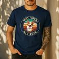 Corgi Dad Idea For Men Men's Casual T-Shirt Navy