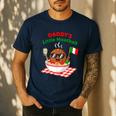 Couple Daddy's Little Meatball Italian Men Men's Casual T-Shirt Navy