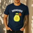 Cute Avocado For Dad Men Fruit Avocado Pear Lovers Men's Casual T-Shirt Navy