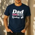 Dad To Be 2026 Loading Pink Pregnancy Reveal New Dad Daddy Men's Casual T-Shirt Navy Dad To Be 2026 Loading Pink Pregnancy Reveal New Dad Daddy Men's Casual T-Shirt Navy