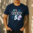 My Dad Is 50 Years Daddy Father 50th Years Birthday Men's Casual T-Shirt Navy