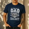 Dad Airplane Plane Aviation Aircraft Mechanic Men's Casual T-Shirt Navy