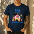 Dad Of The Birthday Boy Circus Ringmaster Party Birthday Men's Casual T-Shirt Navy Dad Of The Birthday Boy Circus Ringmaster Party Birthday Men's Casual T-Shirt Navy