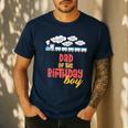 Dad Birthday Boy Train I'm 2 Two Yr Old Chugga Engine Men's Casual T-Shirt Navy