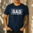 Dad Est 2026 Father 2026 Loading New Dad 2026 Men's Casual T-Shirt Navy