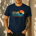 Dad It's Not A Dad Bod It's A Father Figure Men's Casual T-Shirt Navy