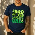 Dad Of The Lucky One Saint Patrick's Day Children Birthday Men's Casual T-Shirt Navy Dad Of The Lucky One Saint Patrick's Day Children Birthday Men's Casual T-Shirt Navy