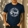 DAD The Man The Myth The Legend Father's Day Men's Casual T-Shirt Navy