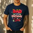 Dad And Mom Birthday Girl Strawberry Berry Sweet One Two Men's Casual T-Shirt Navy