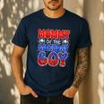 Dad And Mom Mommy Birthday Boy Spider Family Matching Men's Casual T-Shirt Navy