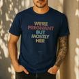 Dad To Be For Soon To Be Dad For New Dad Father Men's Casual T-Shirt Navy