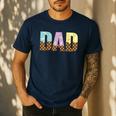 Dad Of The Sweet One Ice Cream 1st First Family Father's Day Men's Casual T-Shirt Navy Dad Of The Sweet One Ice Cream 1st First Family Father's Day Men's Casual T-Shirt Navy