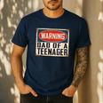 Dad Of a Teenager Official Teenager Matching Men's Casual T-Shirt Navy