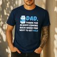 DAD Thanks For Coming Back When You Went To Get Milk Men's Casual T-Shirt Navy DAD Thanks For Coming Back When You Went To Get Milk Men's Casual T-Shirt Navy