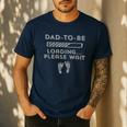 Dad-To-Be Loading Men's Casual T-Shirt Navy