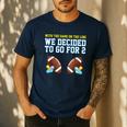 Dad Of Twins TShirt Men's Casual T-Shirt Navy