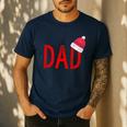 Dad Xmas PJs Christmas Pajamas And Xmas PJ Family Shirt Men's Casual T-Shirt Navy