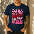 Dada Of The Berry Sweet One Strawberry First Birthday Men's Casual T-Shirt Navy Dada Of The Berry Sweet One Strawberry First Birthday Men's Casual T-Shirt Navy