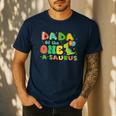 Dada Of The One-A-Saurus 1st Birthday Boy Dinosaur Family Men's Casual T-Shirt Navy Dada Of The One-A-Saurus 1st Birthday Boy Dinosaur Family Men's Casual T-Shirt Navy
